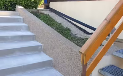 Rekonstrukce terasy (schody+marmolit)